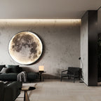 Lampada da soffitto o da parete a LED 3D Luna o Terra (3 stili) 24 cm-80 cm