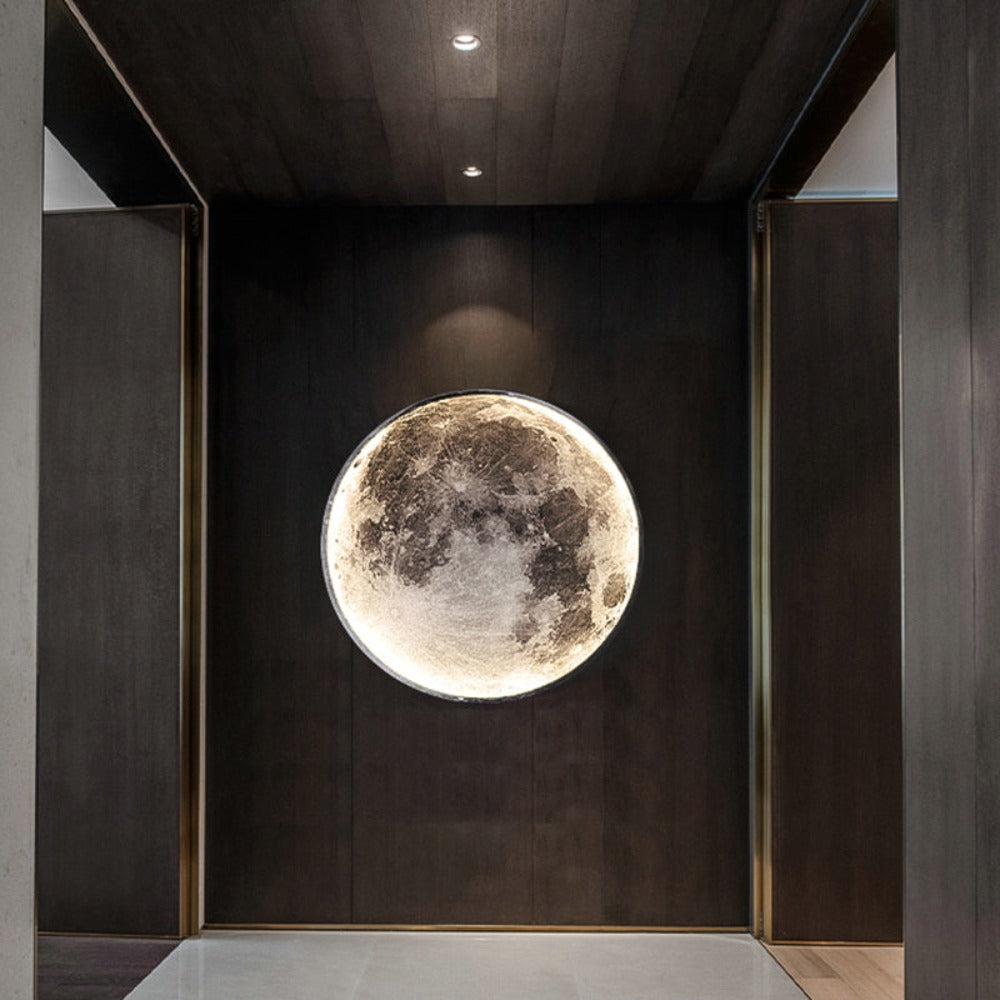 Lampada da soffitto o da parete a LED 3D Luna o Terra (3 stili) 24 cm-80 cm
