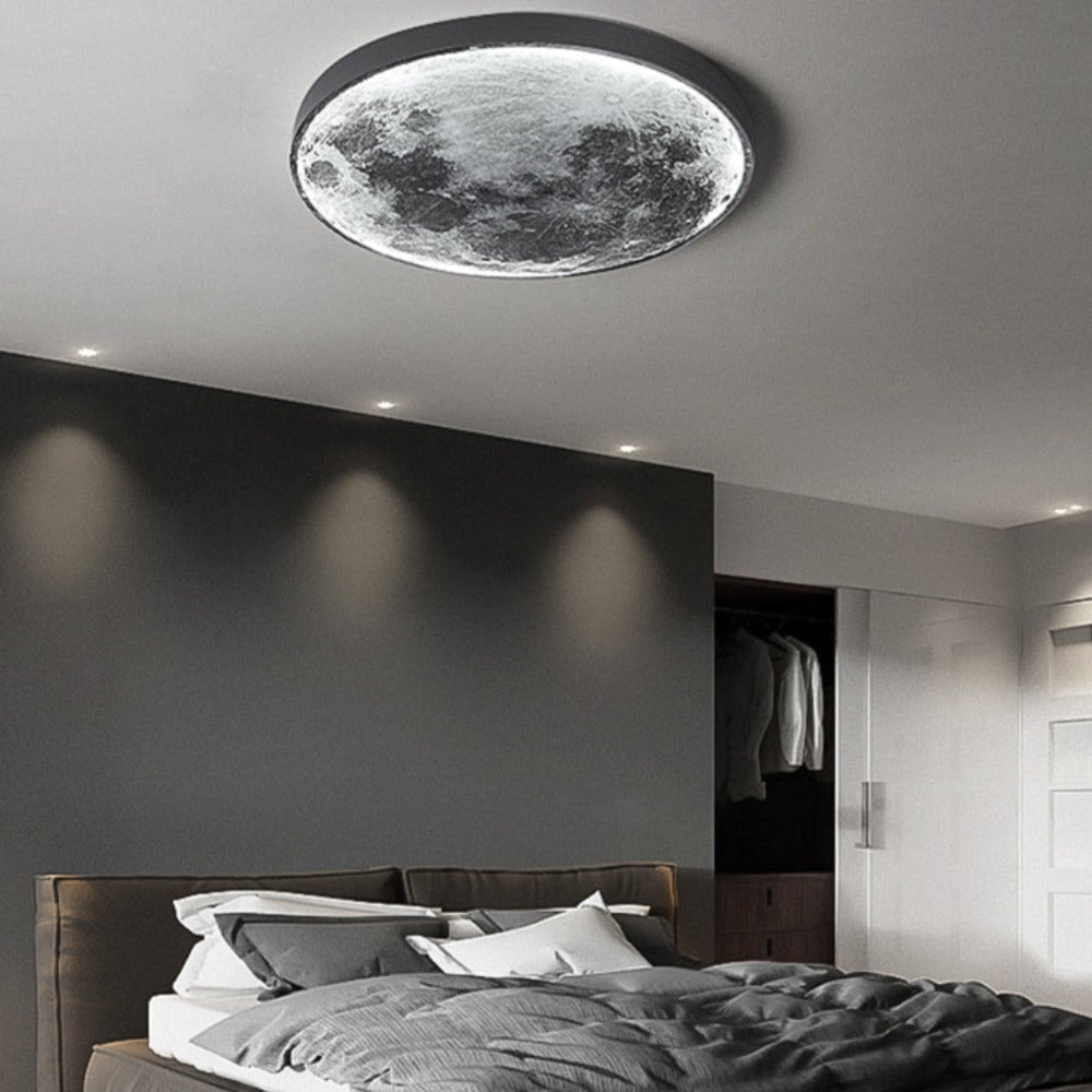 Lampada da soffitto o da parete a LED 3D Luna o Terra (3 stili) 24 cm-80 cm