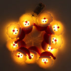 Luci a corda LED per albero di Natale con pupazzo di neve