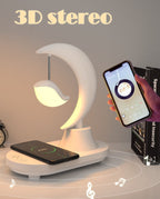 Lampada notturna con ricarica wireless Moon Star