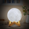 Lampada LED ricaricabile wireless per notte di luna piena a doppio colore