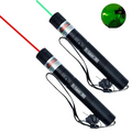 Puntatore laser ad alta potenza con raggio verde e rosso per lunga distanza