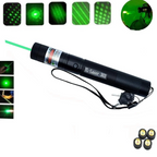 Puntatore laser ad alta potenza con raggio verde e rosso per lunga distanza