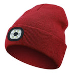 Cappello a cuffia LED ricaricabile per l'inverno