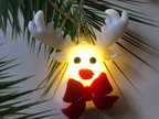 Luci a corda LED per albero di Natale con pupazzo di neve