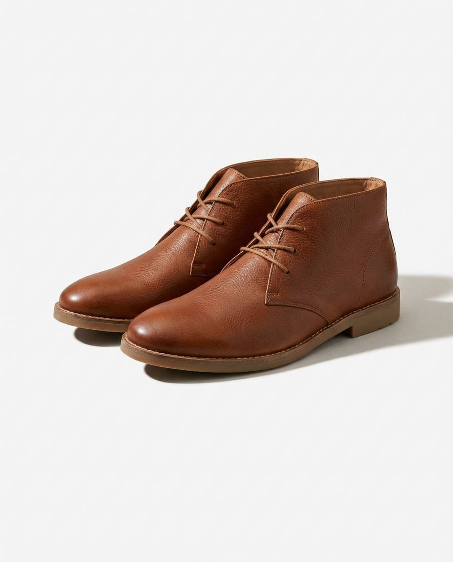 Stivali Chukka in pelle resistente da uomo