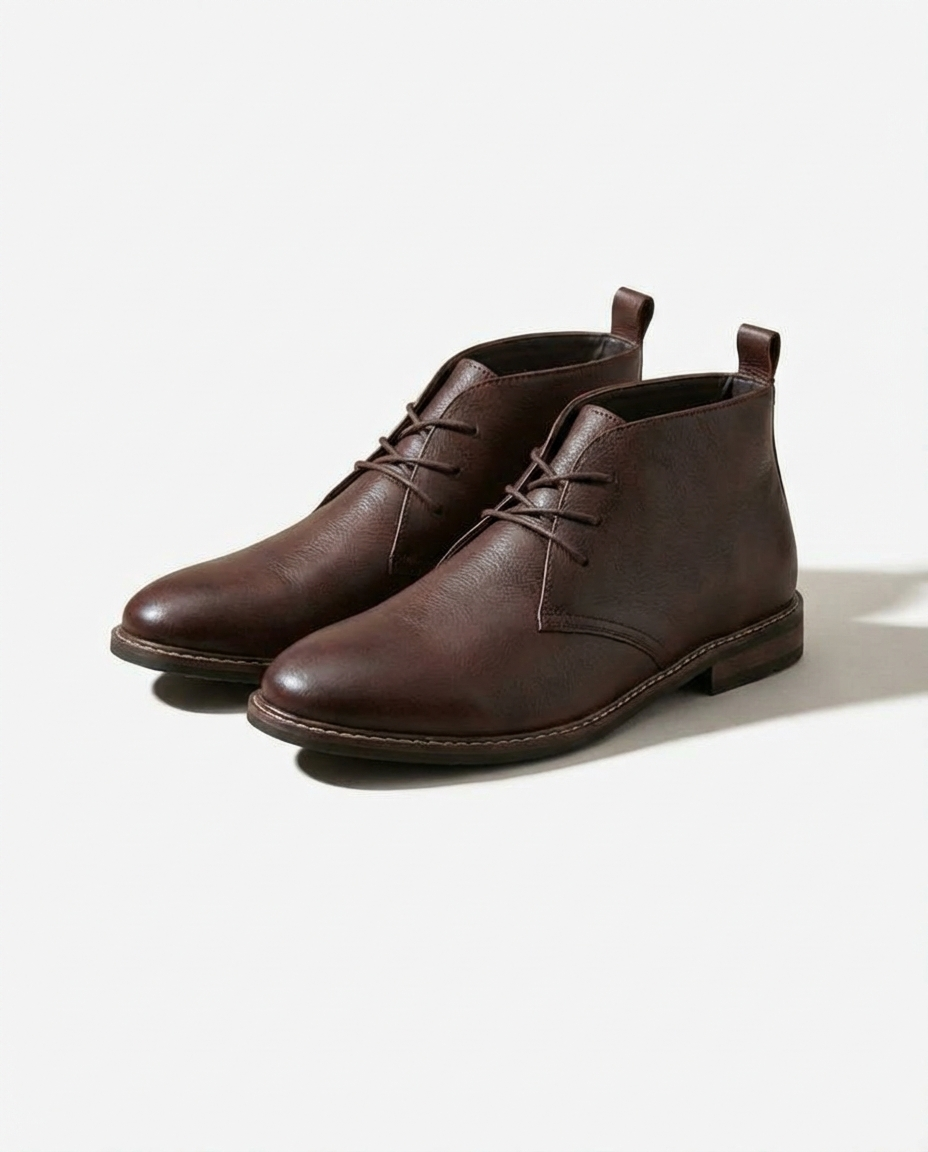 Stivali Chukka in pelle resistente da uomo