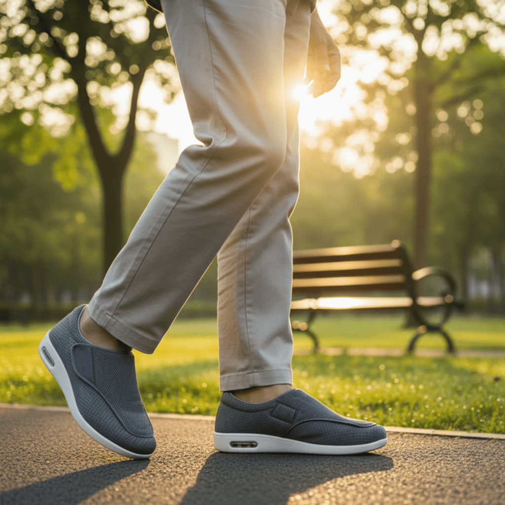 Scarpe diabetiche extra larghe con memory foam - Antipressione e confortevoli