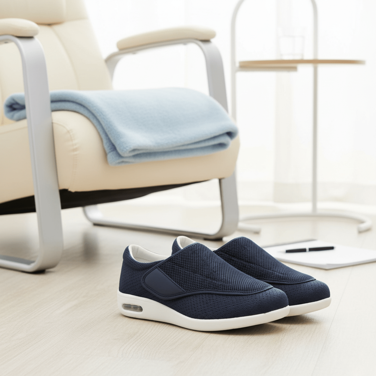 Scarpe diabetiche extra larghe con memory foam - Antipressione e confortevoli