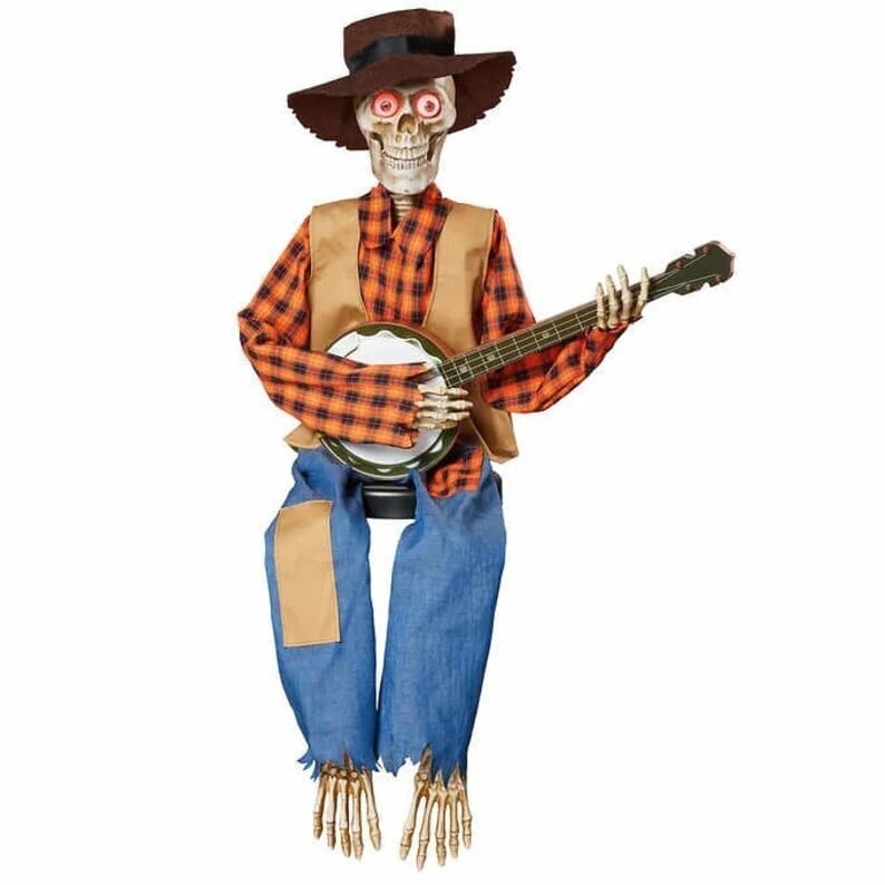 Scheletri con Banjo Dueling Animati