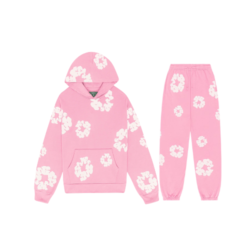Set athleisure con felpa e jogger a stampa floreale