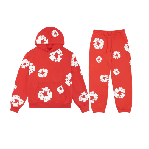 Set athleisure con felpa e jogger a stampa floreale