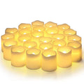 Set di 24 candele LED senza fiamma per l'atmosfera