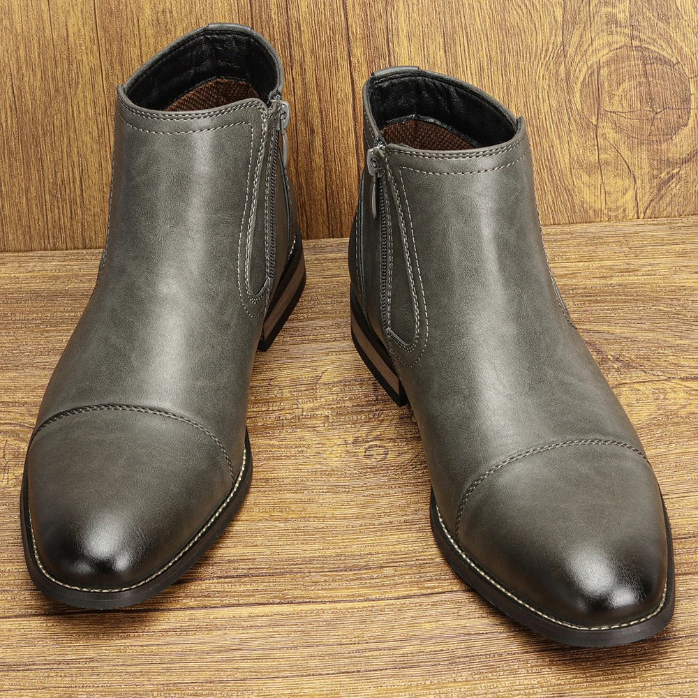 Stivaletti Chelsea eleganti da uomo con cerniera laterale: eleganti e comodi