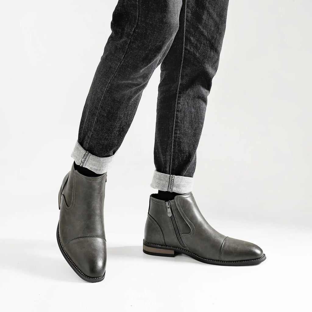 Stivaletti Chelsea eleganti da uomo con cerniera laterale: eleganti e comodi