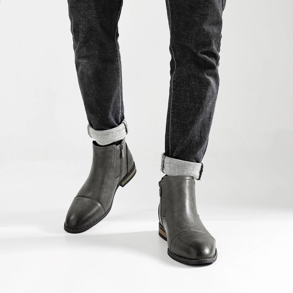 Stivaletti Chelsea eleganti da uomo con cerniera laterale: eleganti e comodi