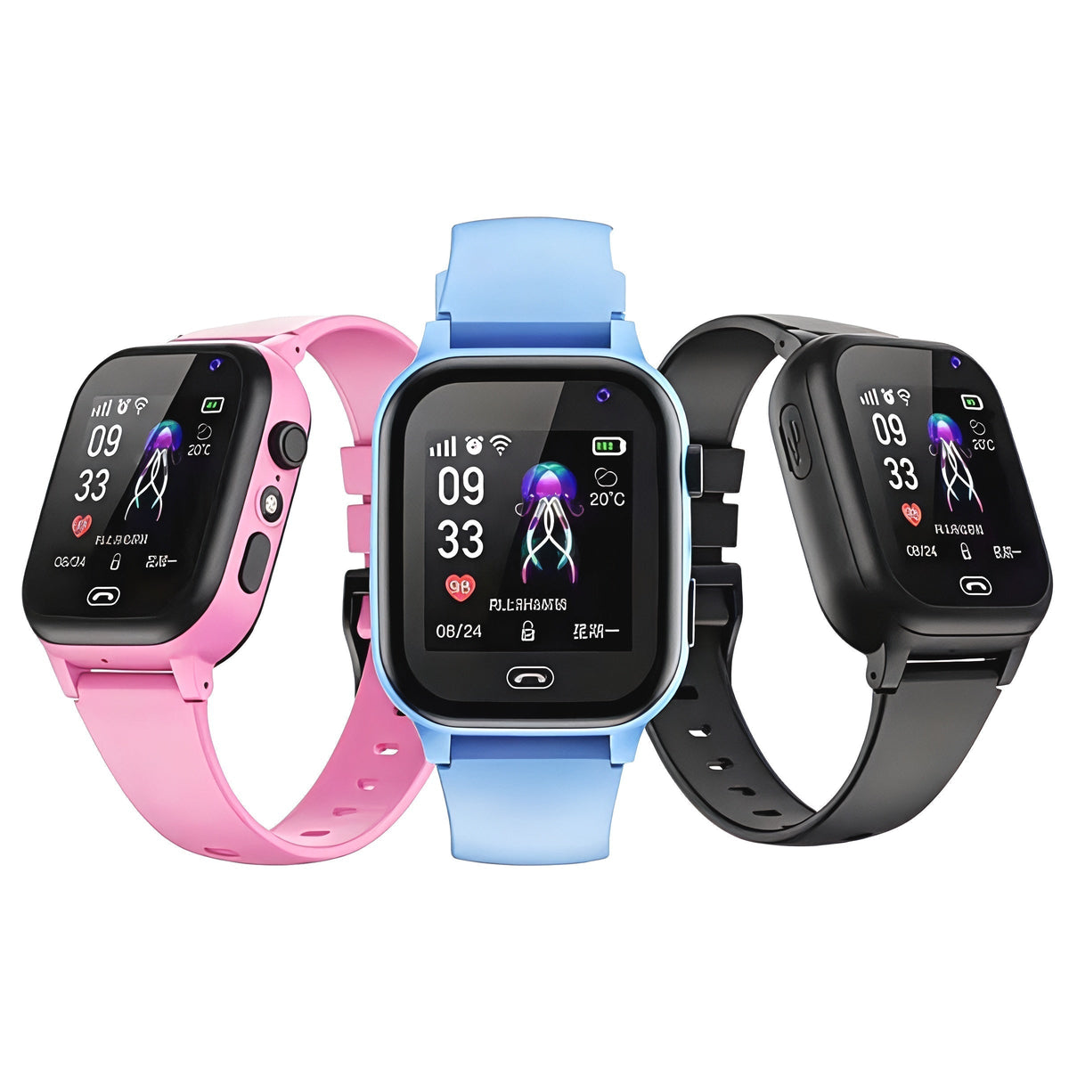 Smartwatch per bambini con GPS Tracker Impermeabile 4G con Fotocamera