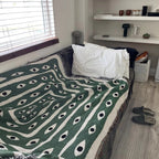 Coperta per divano dal design Snake Eye