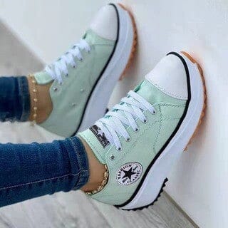 Sneakers ortopediche con plateau da donna