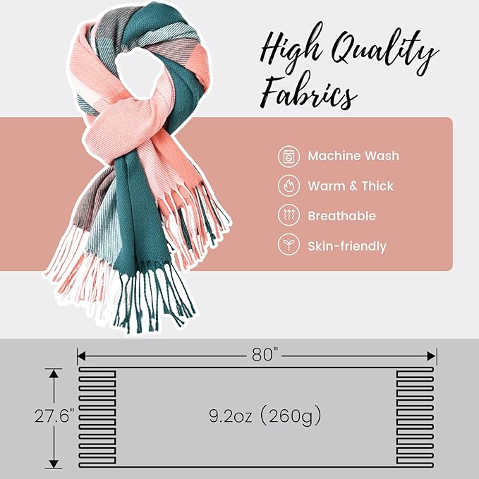 Sciarpa invernale in morbido cashmere - Martha