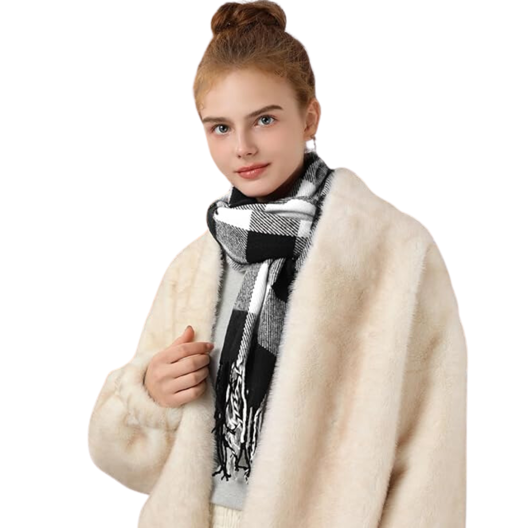 Sciarpa invernale in morbido cashmere - Martha