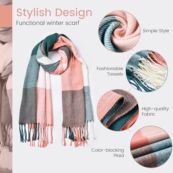 Sciarpa invernale in morbido cashmere - Martha