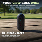 Action camera portatile impermeabile | 4K Ultra HD con scheda da 128 GB