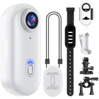 Action camera portatile impermeabile | 4K Ultra HD con scheda da 128 GB