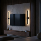 Applique a barra verticale LED per soggiorno | Luce bianca calda