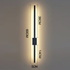 Applique a barra verticale LED per soggiorno | Luce bianca calda