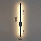 Applique a barra verticale LED per soggiorno | Luce bianca calda