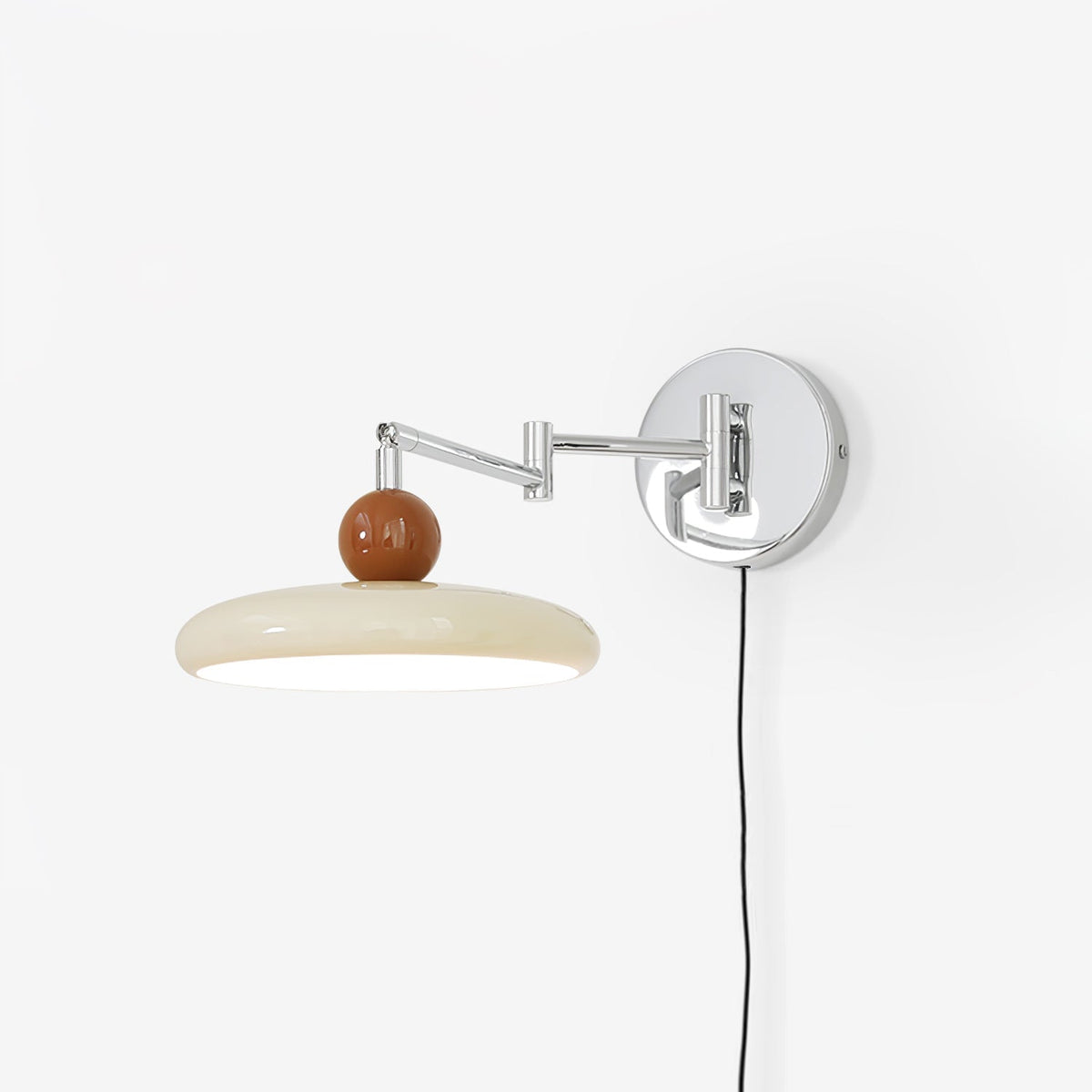 Applique a disco rotondo Lola con LED integrato per interni