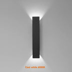 Applique da parete per esterni in alluminio impermeabile LuxeLite — illuminazione LED bidirezionale