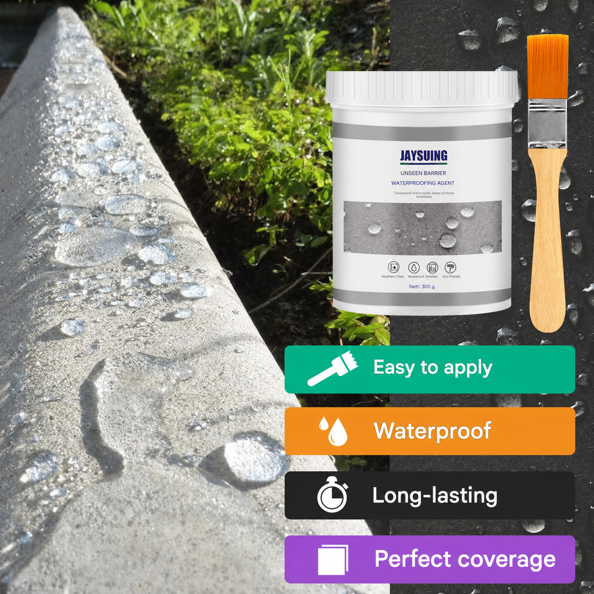 AquaSeal™ protezione anti-perdite, sigilla tutte le superfici