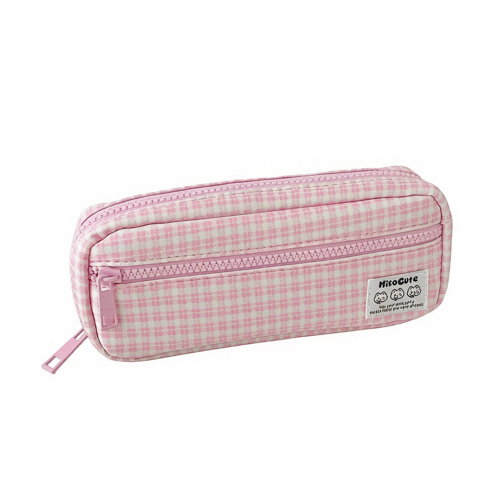 Astuccio portapenne a quadretti vichy
