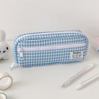 Astuccio portapenne a quadretti vichy