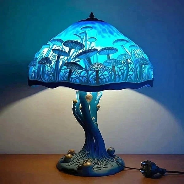AuraGlass – Lampada magica in vetro colorato per un'atmosfera rilassante