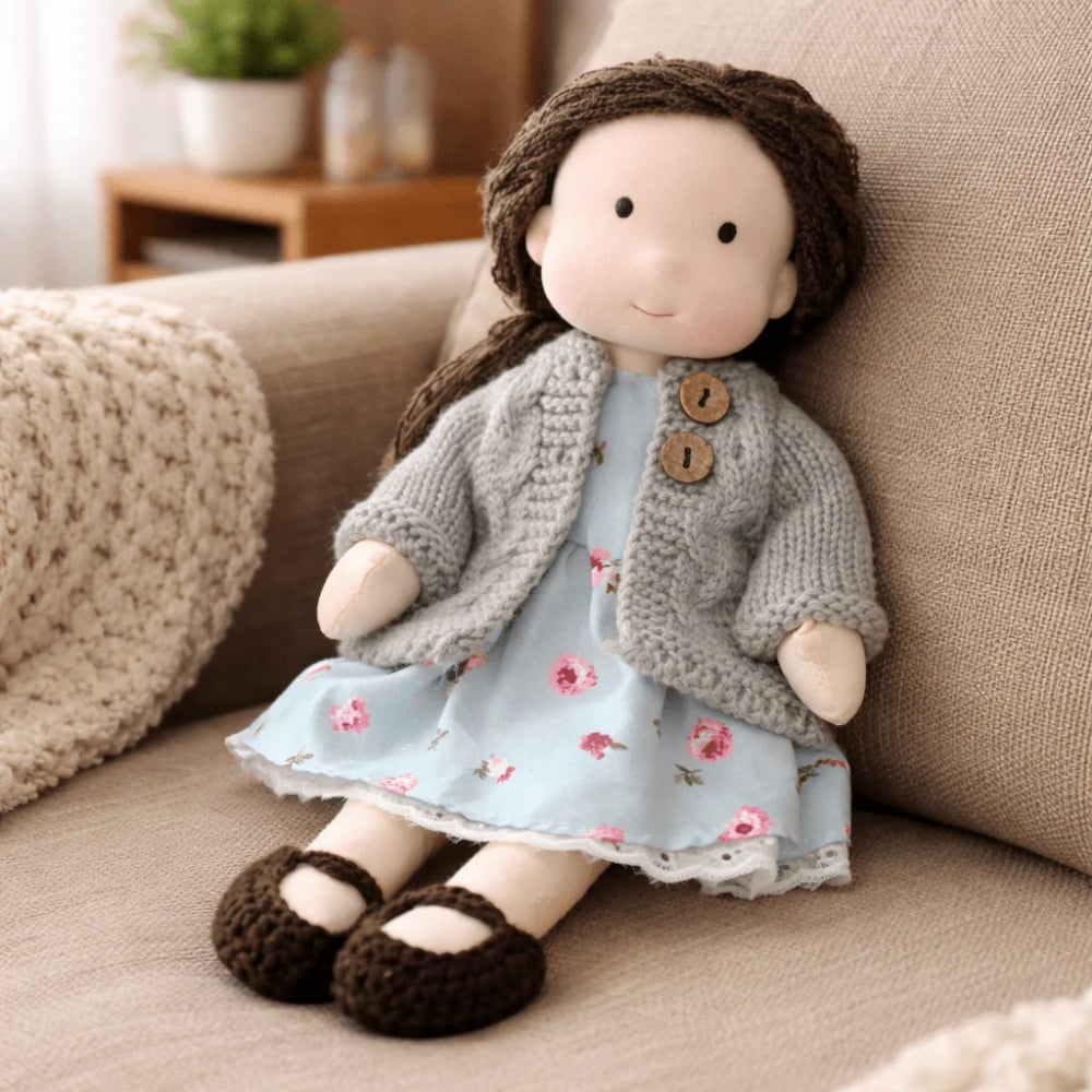 Bambola giocattolo per bambini fatta a mano compagna di gioco regalo