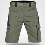 Bermuda cargo da uomo - Bermuda al ginocchio - Bermuda da trekking con tasca con zip