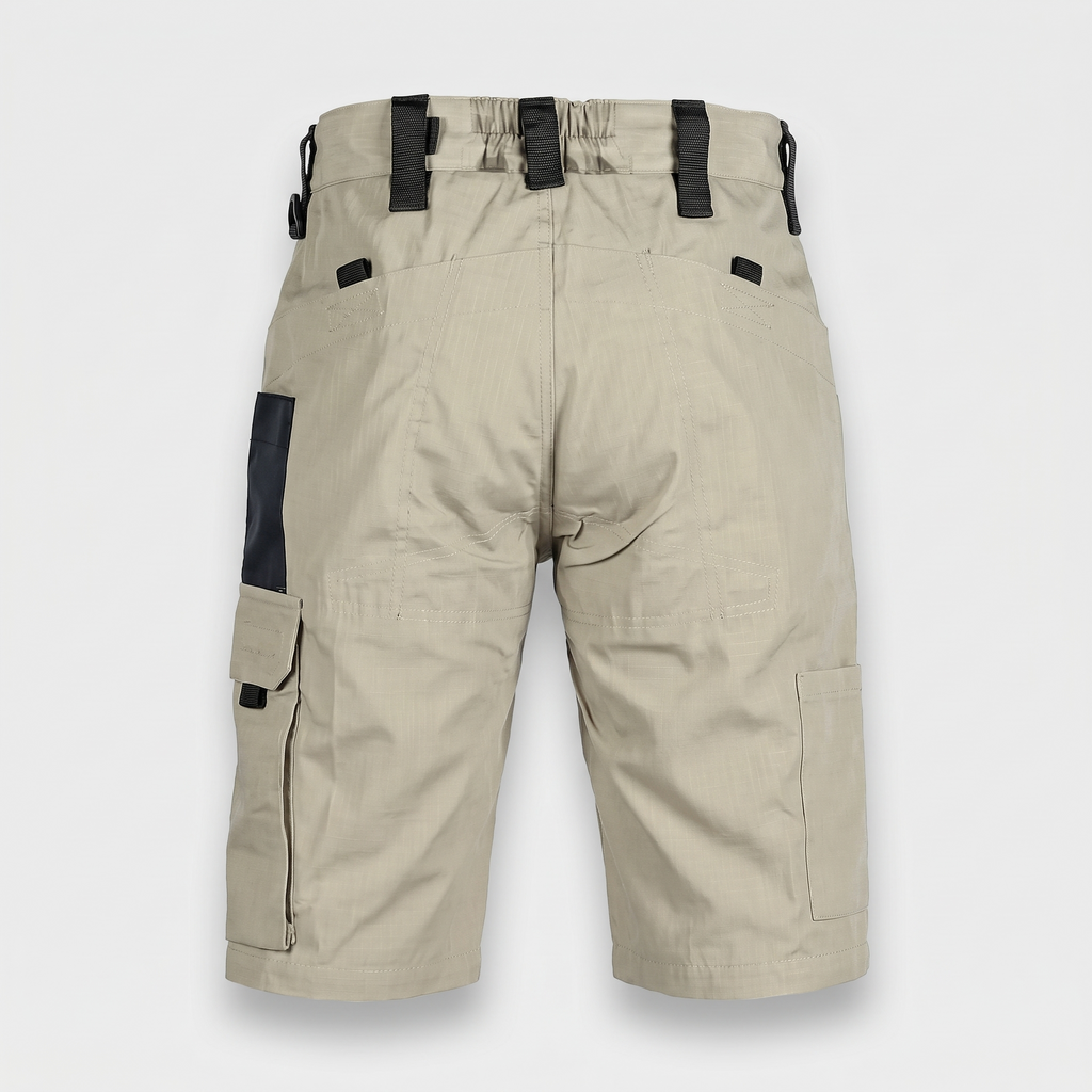 Bermuda cargo da uomo - Bermuda al ginocchio - Bermuda da trekking con tasca con zip
