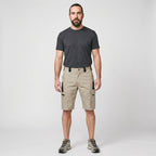 Bermuda cargo da uomo - Bermuda al ginocchio - Bermuda da trekking con tasca con zip