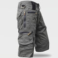 Bermuda cargo da uomo - Bermuda da lavoro al ginocchio con tasche con zip