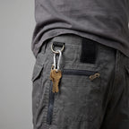 Bermuda cargo da uomo - Bermuda da lavoro al ginocchio con tasche con zip