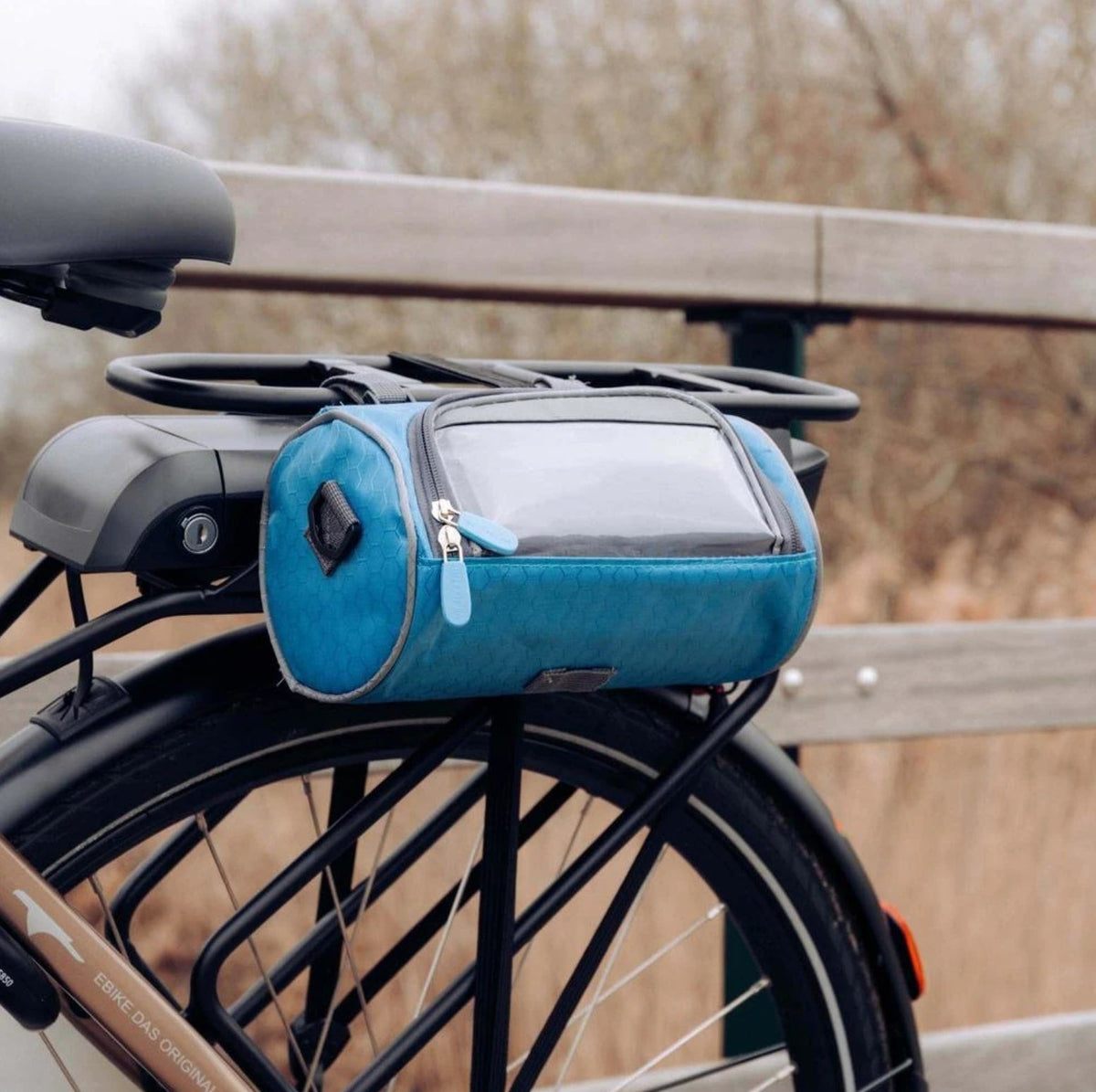 Borsa da manubrio per bici | Borsa bici impermeabile con touchscreen | Tourix