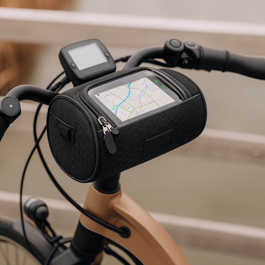 Borsa da manubrio per bici | Borsa bici impermeabile con touchscreen | Tourix
