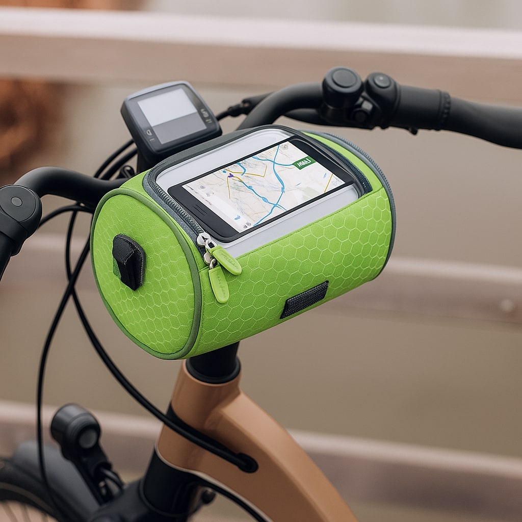 Borsa da manubrio per bici | Borsa bici impermeabile con touchscreen | Tourix