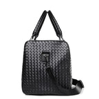 Borsa da viaggio in pelle intrecciata premium