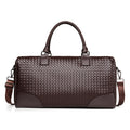 Borsa da viaggio in pelle intrecciata premium