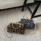 Borsetta da sera con stampa leopardata WoElegant Sperindei